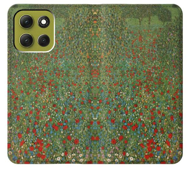 S2872 Gustav Klimt Poppy Field Case For Motorola Moto G86